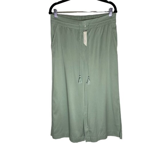 NWT Travis Matthew Capri Tie Front Jade Color Pant-sz Large - Picture 3 of 11